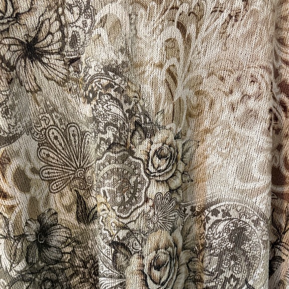 Studio Geni Q Embellished Floral Tunic Top XXL - Picture 8 of 8